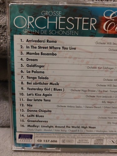 3 CD's Grosse Orchester spielen die schönsten Evergreens - Bild 2 von 4