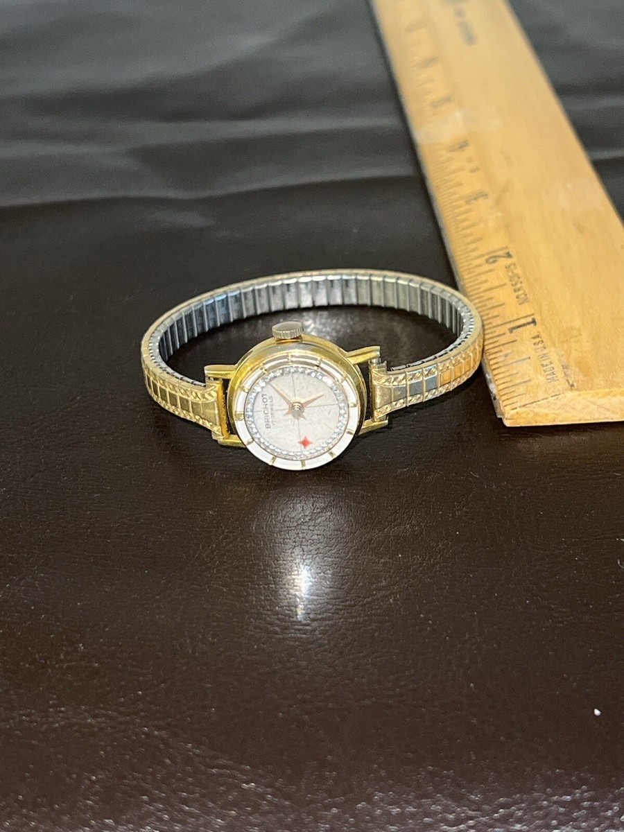Vintage Brichot 17 Jewel Swiss Made Running Kaleidoscope 