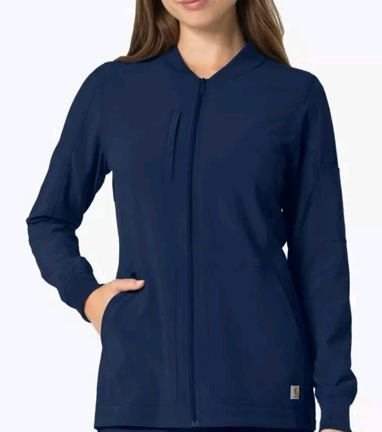 Carhartt Women's Front Zip Utility Jacket, Sz M | eBay