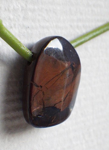 SCHMUCK-STCK Boulder OPAL HEIL STEIN Anhänger gebohrt Unikat 11 - Picture 2 of 5