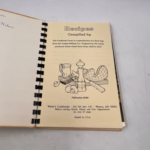 Yeager Milling Co. Yeagertown PA Cookbook 1992 Whole Wheat Flour Pennsylvania - Picture 5 of 8