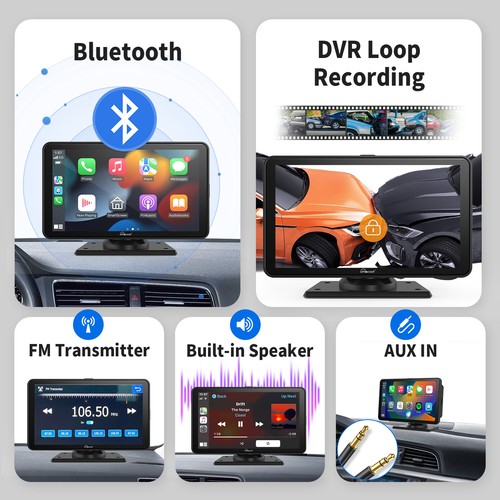 7" Autoradio HD Touchscreen + Kamera Autoradio Apple CarPlay Android Auto BT FM - Bild 7 von 18