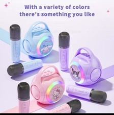 Karaoke Machine Portable Speakers Bluetooth with Mic LED Light sanrio