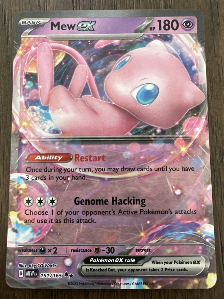 Pokemon TCG Mew ex Double Rare 151/165 Scarlet & Violet 151 NM