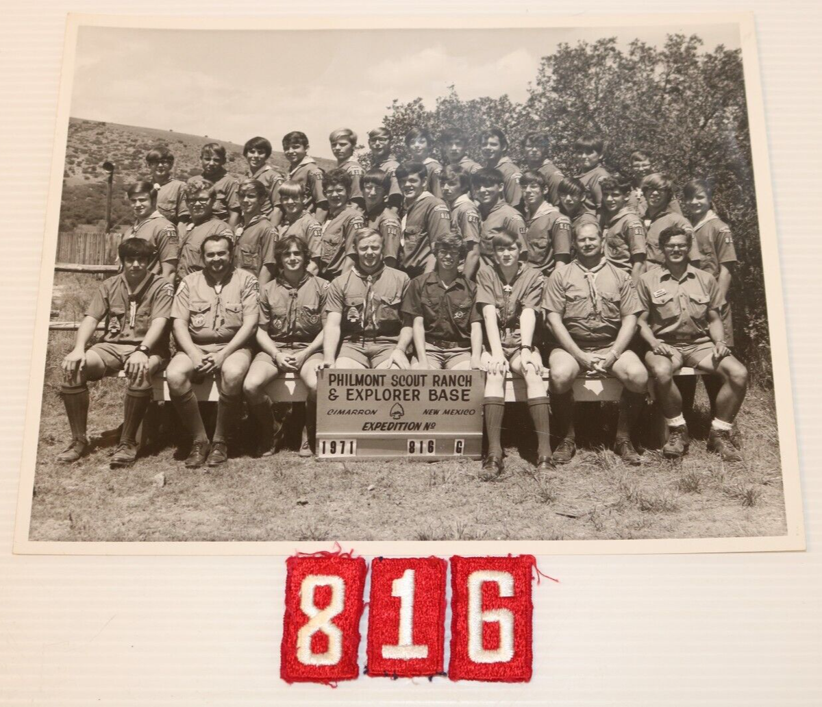 1971 Philmont Scout Ranch Expedition Trek 816 G Photograph