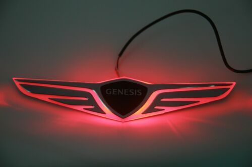 Front Hood New Wing Logo 2way LED Emblem 1PC For 2025~2026+ Genesis GV80 F/L - Picture 5 of 9