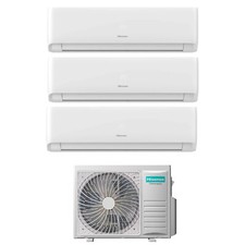 CONDIZIONATORE HISENSE ECOSENSE TRIAL SPLIT 9+9+9 BTU 3AMW72 WIFI A++ INVERTER