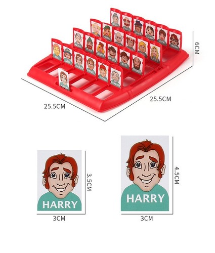 Portable Who is It Board Game Guessing Games Kids Family Fun Toy Gift Bulk buy - Picture 6 of 6