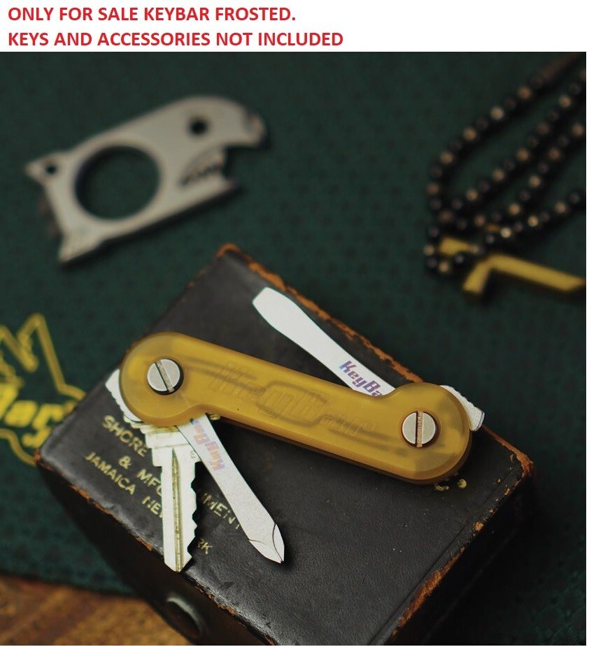 Keybar Frosted Ultem Holds 12 Keys Adjustable Tension Easy