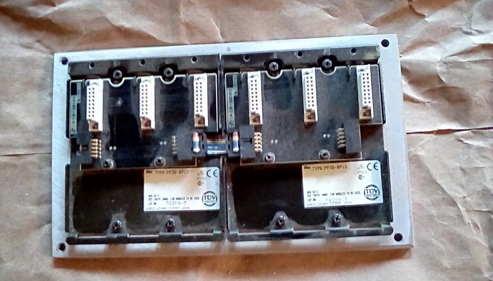 IDEC PF3S-BP13, Two on heavy base, Used, Free shipping