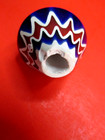 ANTIQUE MURANO ART GLASS BEAD NATIVE AMERICAN TRADE INDIAN RARE VENETIAN  LARGE — photo 5