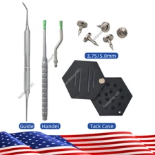 Dental Guide Bone Tacks Cather Titanium Pins Membrane GBR Fixation Pin Hex Case