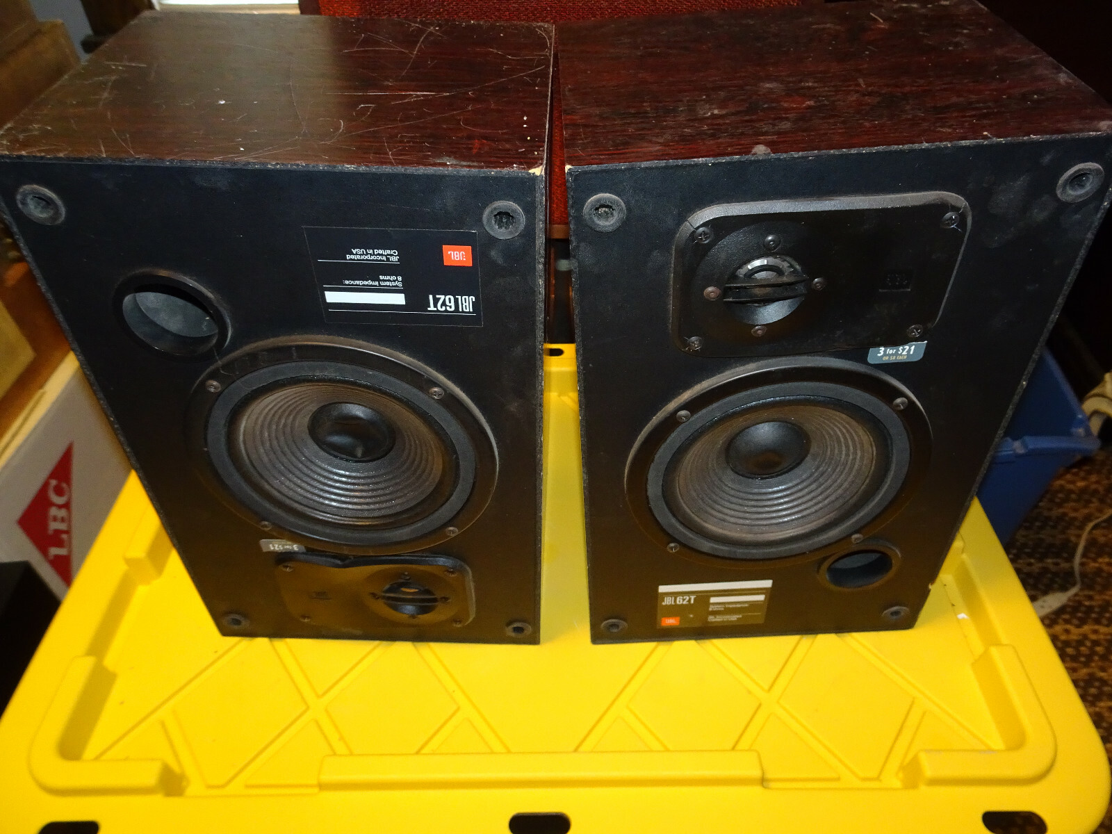 JBL 62T Vintage Bookshelf Speakers eBay