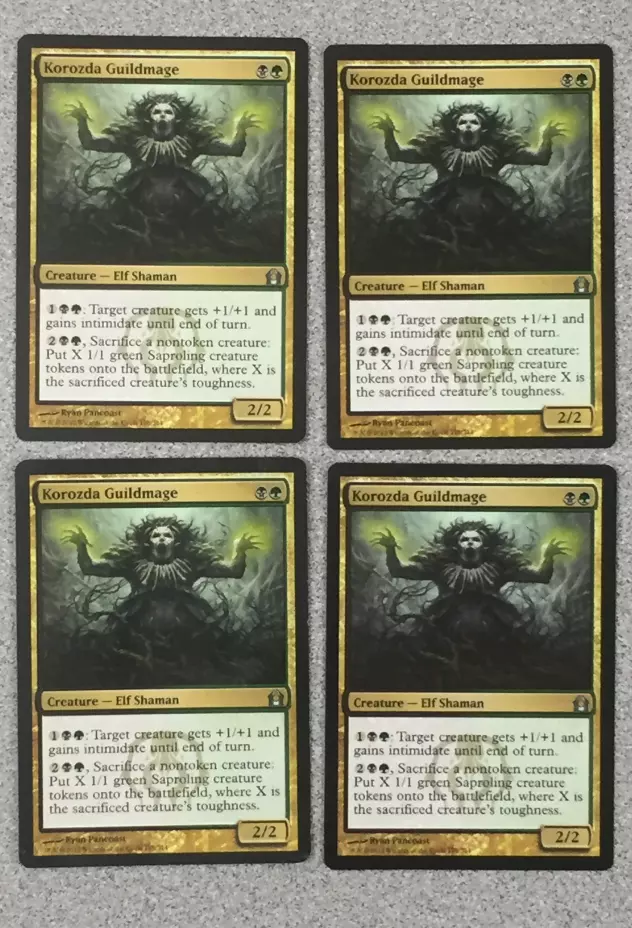 MTG - KOROZDA GUILDMAGE - 4XPLAYSET - RETURN TO RAVNICA - UNCOMMON  -CREATURE-LP | eBay