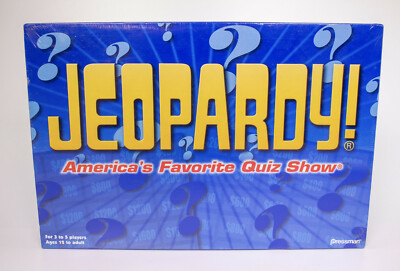 2003 Pressman Jeopardy Board Game New