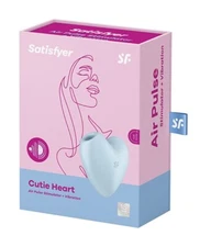Satisfyer Ultimately Pleasurable and Enjoyable Cutie Heart Blue Vibrator, New