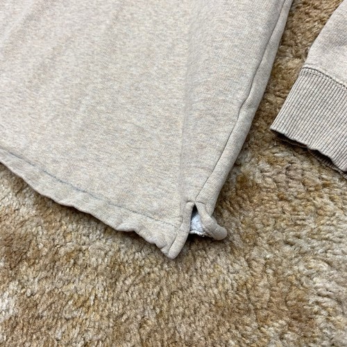 Woolrich Boysen Half Zip Pullover Sweater Elbow Patch Tan Brown Mens Size XL - Picture 4 of 11