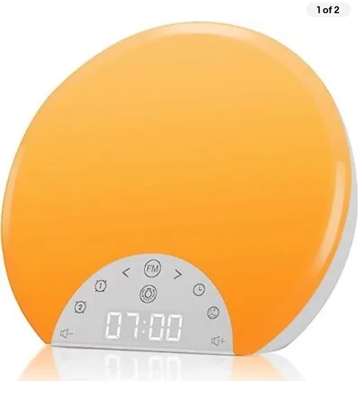 Sunrise Alarm Clock Wake Up Light for Kids, Adults, Heavy Sleepers with Dual Ala-image