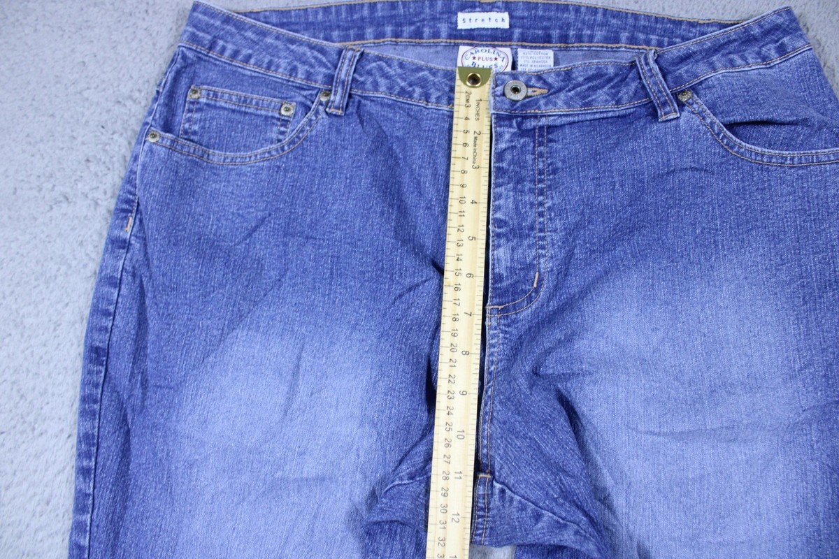 Carolina Blues Jeans Women 16WP Blue High Rise Bootcut Medium Wash