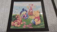 FINISHED DIAMOND ART PAINTING - BABY POOH, PIGLET, EEYORE AND TIGGER