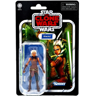 AHSOKA TANO VC102 STAR WARS FIGURE OVP CLONE WARS THE VINTAGE COLLECTION HASBRO