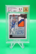 2019-20 Panini One and One Rookie Patch Auto Red 6/25 RJ Barrett RPA BGS 8.5 R62