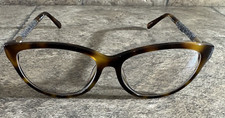 Swarovski SW 131 53F Tortoise Womens Eyeglasses Frame w/Stones 57-15-140mm