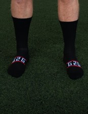 Adult Black Grip Socks (8.5-13 UK)