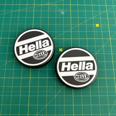 RARE Hella Dual Round Headlight Covers Caps VW GOLF MK3 GTI 16V