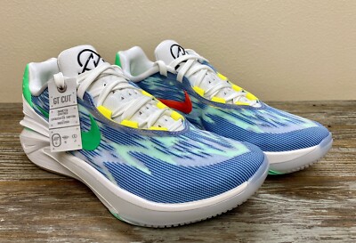 Nike Air Zoom GT Cut 2 Blue Green Basketball Shoes DJ6015 Nike Air Zoom GT Cut 2 Blue Green Basketball Shoes DJ6015