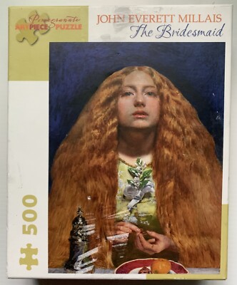 THE BRIDESMAID, JOHN EVERETT MILLAIS, POMEGRANATE ART JIGSAW PUZZLE, 500 PIECES