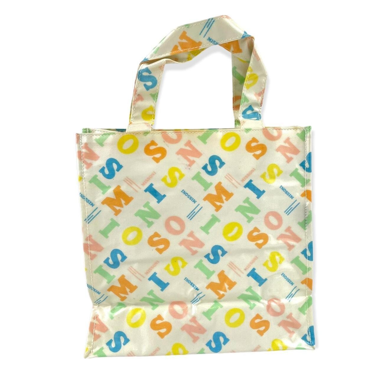 Missoni small flat rectangular handbag shopper st… - image 2