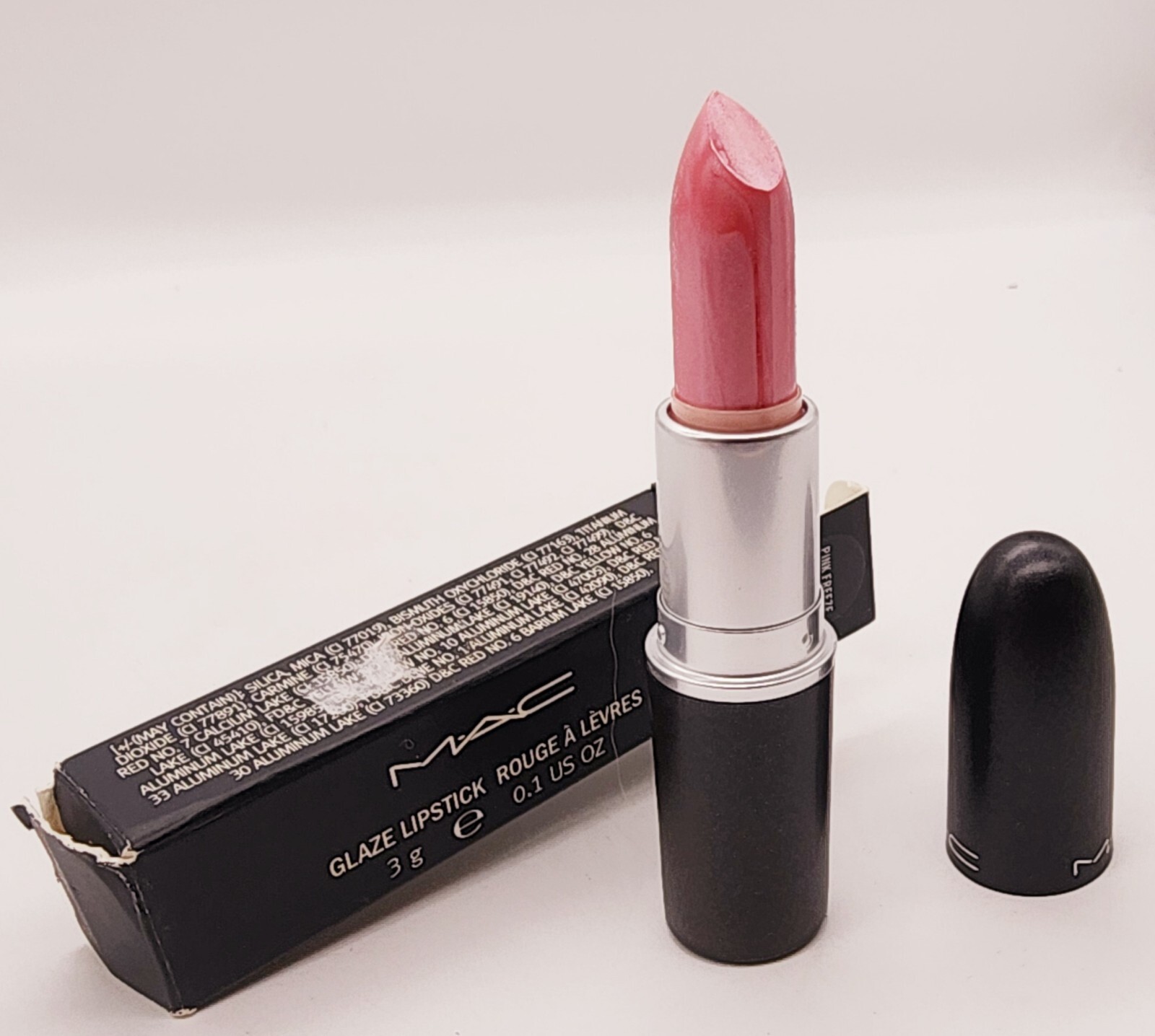MAC Glaze Lipstick in Pink Freeze - Fresh & Vibrant Shade-image