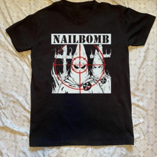 Nailbomb band album artwork black T-shirt shirt sleeve All sizes