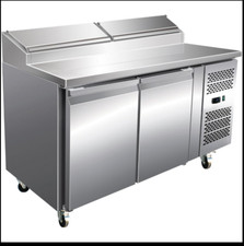 Preparation Counter 2 doors 8xGN1/3 1510x800x1085mm Brand New