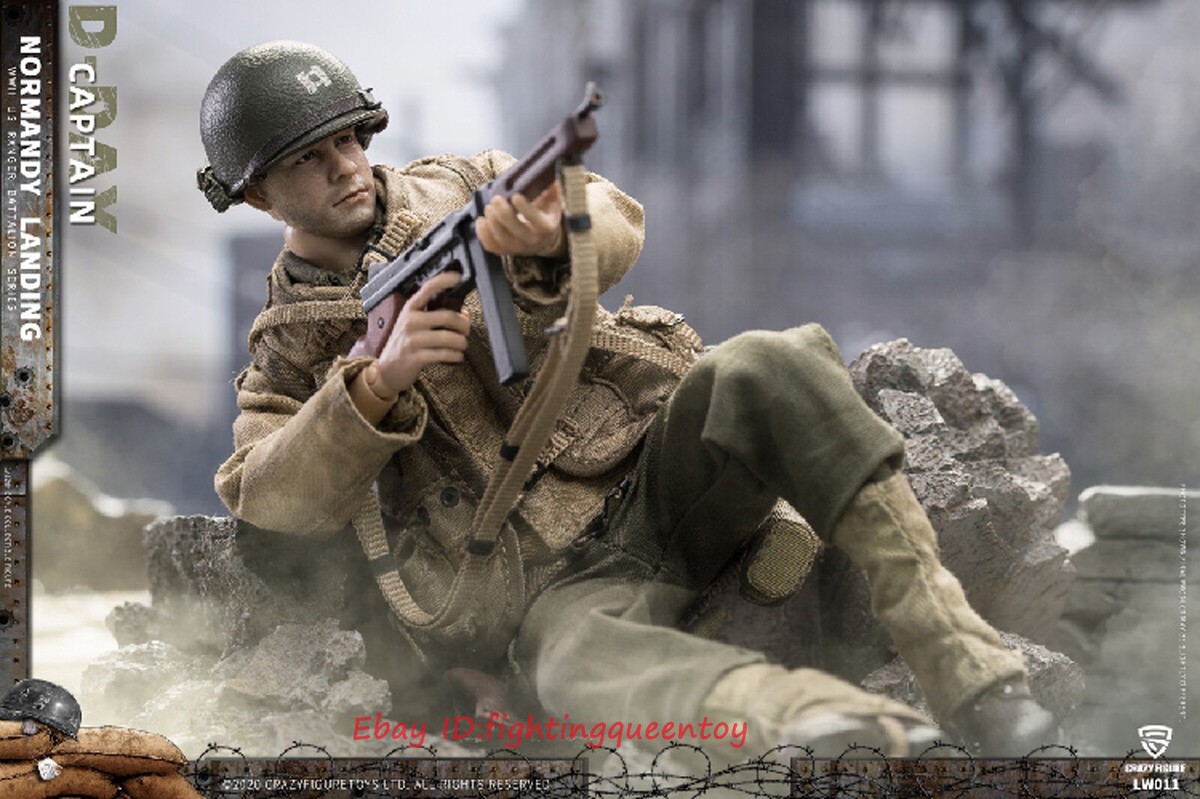 Crazy Figure LW011 WWII U.S. Rangers Captain Miller Tom Hanks 1/12
