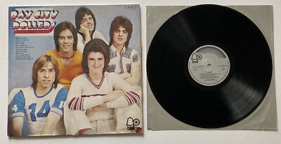33 LP vinyl record, bay city rollers, rollin', 1974 bell, g/vg