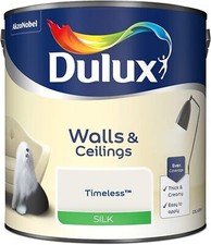 Dulux Silk Smooth  Creamy Emulsion Walls  Ceilings Paint  2.5L Colours