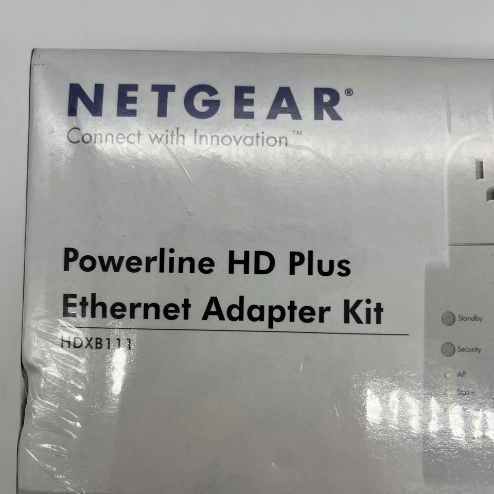 Netgear Power Line HD Plus Ethernet Adapter Kit HDXB111 Sealed. Free Shipping - Image 2 of 4
