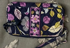 Vera Bradley Carry It All Wristlet Zip Around Wallet Nightingale Pattern