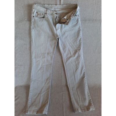 Versace Collection Trend Men 34 Pockets Slim Straight White Denim Jeans