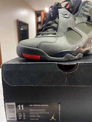 Jordan 8 Retro Take Flight Undefeated Size 11 Worn x1