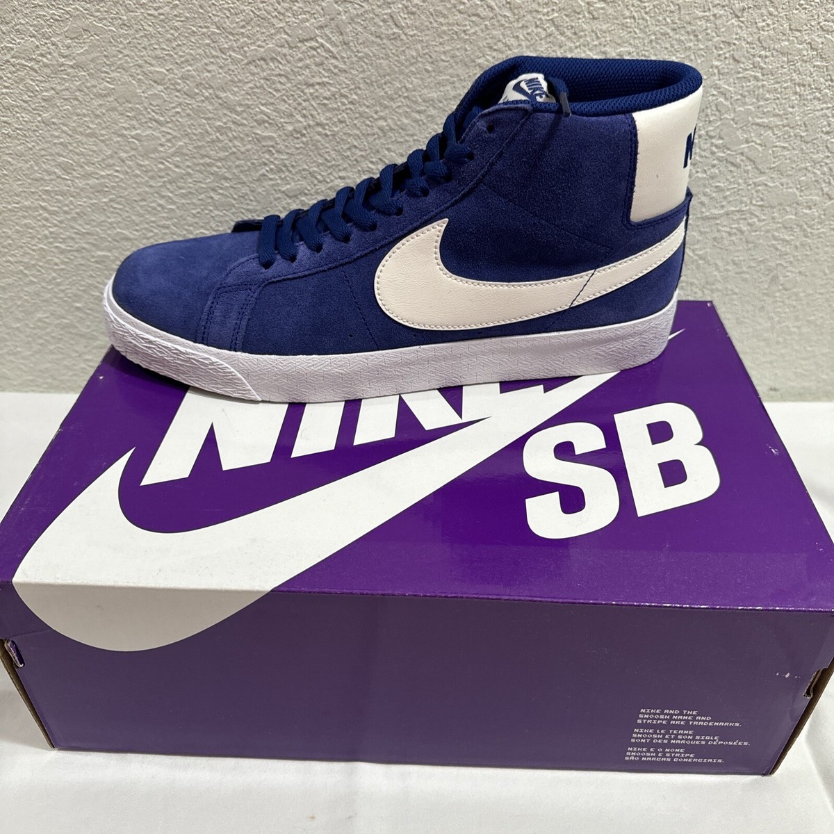 nike sb blazer mid sashiko navy