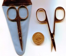 Ultra Fine Arrow Point Straight Cut Scissors Precision Quality Paper Crafts NIP