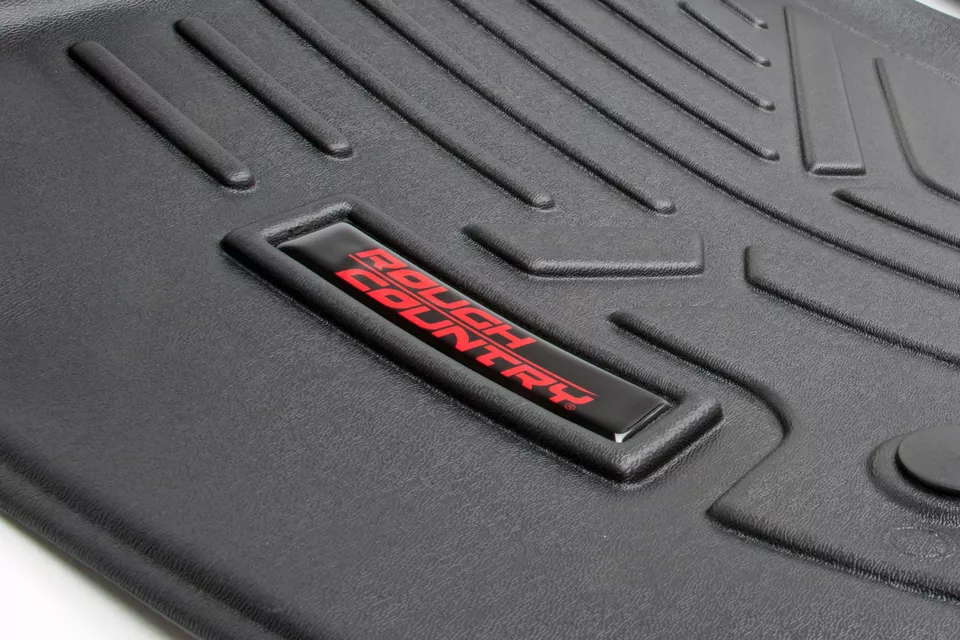 Rough Country Floor Mats for 2004-2015 Nissan Titan | Crew Cab - M-81602 - Image 2 of 3