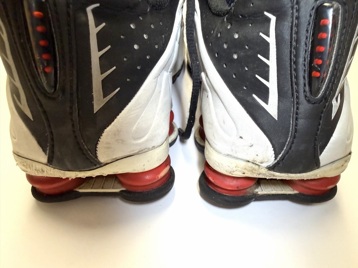 Nike Shox NZ Mens Running Shoes‎ Black White Red Size 10 104265 050 Nike Shox NZ Men main image 4