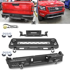 Rear Front Bumper For 2022 2023 2024 Nissan Frontier Wwinch Mounting Plate Rear Front Bumper For 2022 2023 2024 Nissan Frontier Wwinch Mounting Plate