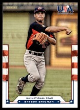 2012 Panini USA Baseball Bryson Brigman Rookie USA #28