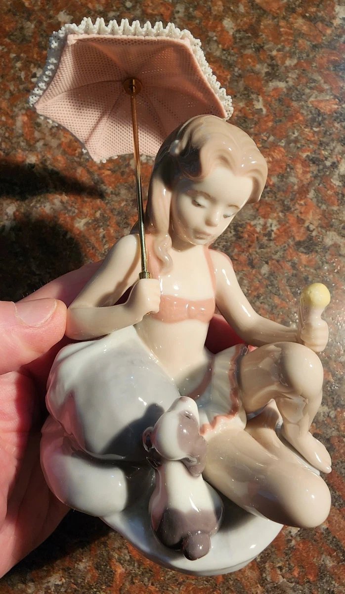 Lladro Girl With Parasol for sale | eBay
