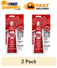 2 pack Eclectic Shoe Goo Adhesive Glue, Shoe Repair, Clear, 110010, 3.7 fl. oz